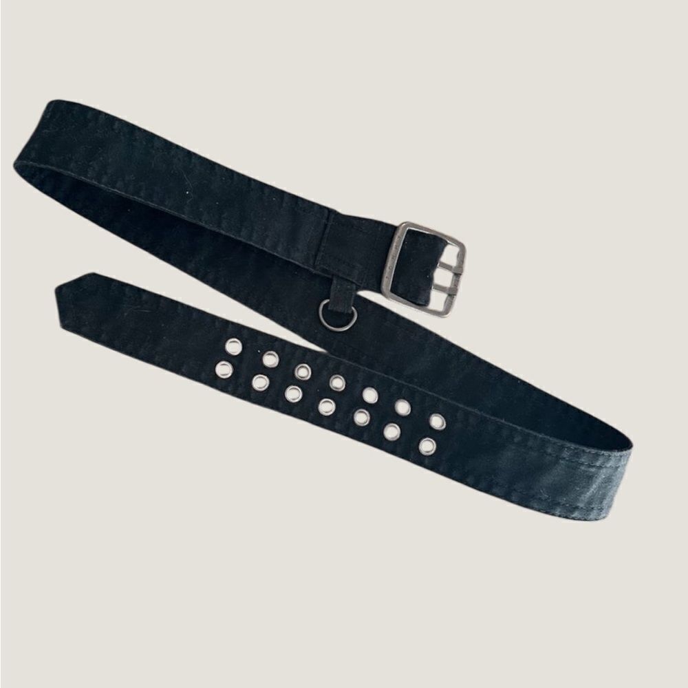 ✨3/$10✨ Vintage Tommy Hilfiger Black Fabric Belt